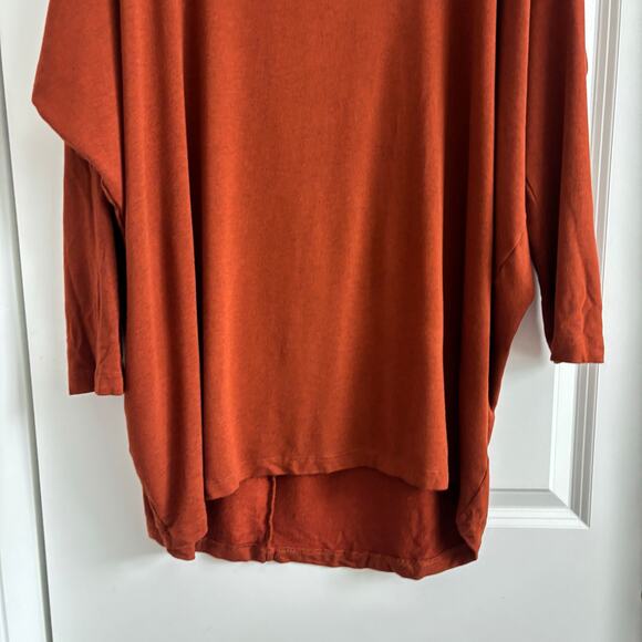 Bryn Walker Rachelle Tunic Soft Stretch Jersey Long Sleeve Top Sequoia Sz XL - Picture 8 of 13